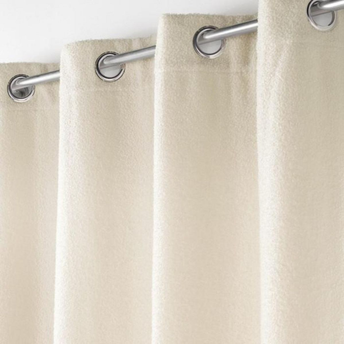 Paris Prix Rideau à Œillets Bouclette  Wooly  140x240cm Naturel