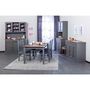 Voir la diapositive 2 : Paris Prix Lot de 2 Chaises Deisgn  Zerno  95cm Gris