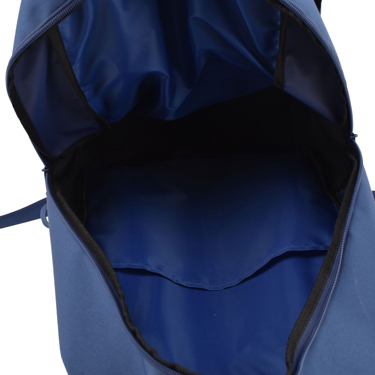 Sac à dos Premium brillant dans le noir 3 compartiments polyester noir et bleu TIGER STREET CODE