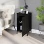 Voir la diapositive 3 : VIDAXL Tables de chevet 2 pcs noir 40x35x70 cm bois d'ingenierie