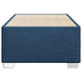 Voir la diapositive 4 : VIDAXL Cadre de lit sans matelas bleu 90x190 cm tissu