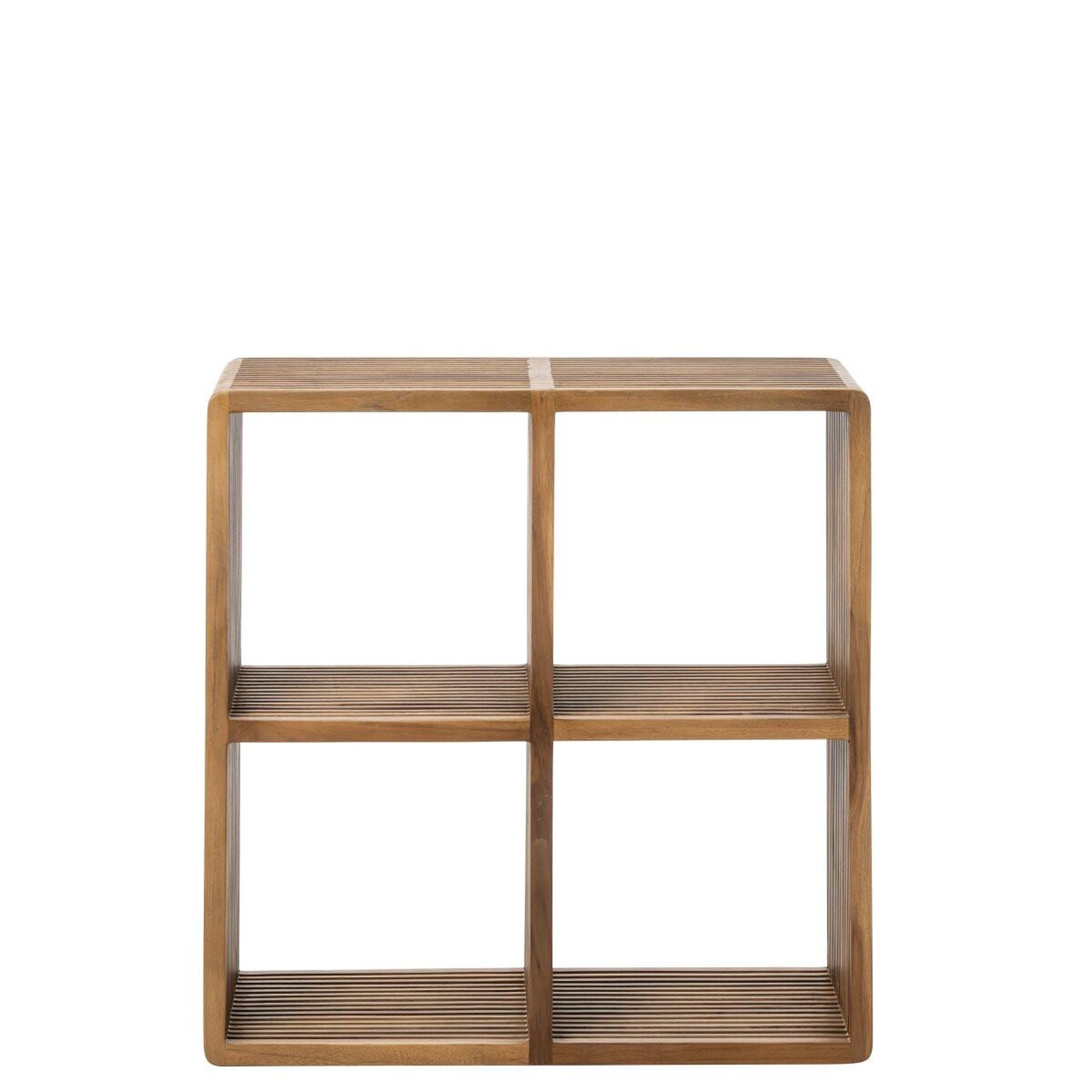 Voir la diapositive 2 : Paris Prix Étagère 4 Cases en Bois  Lars  80cm Naturel