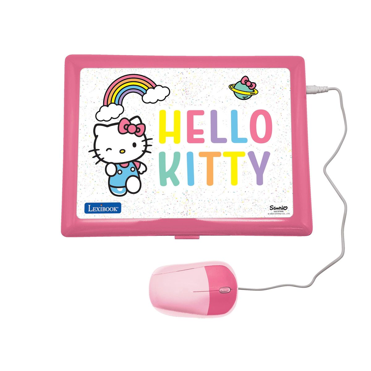 Lexibook Ordinateur portable éducatif bilingue Hello Kitty (FR/EN)