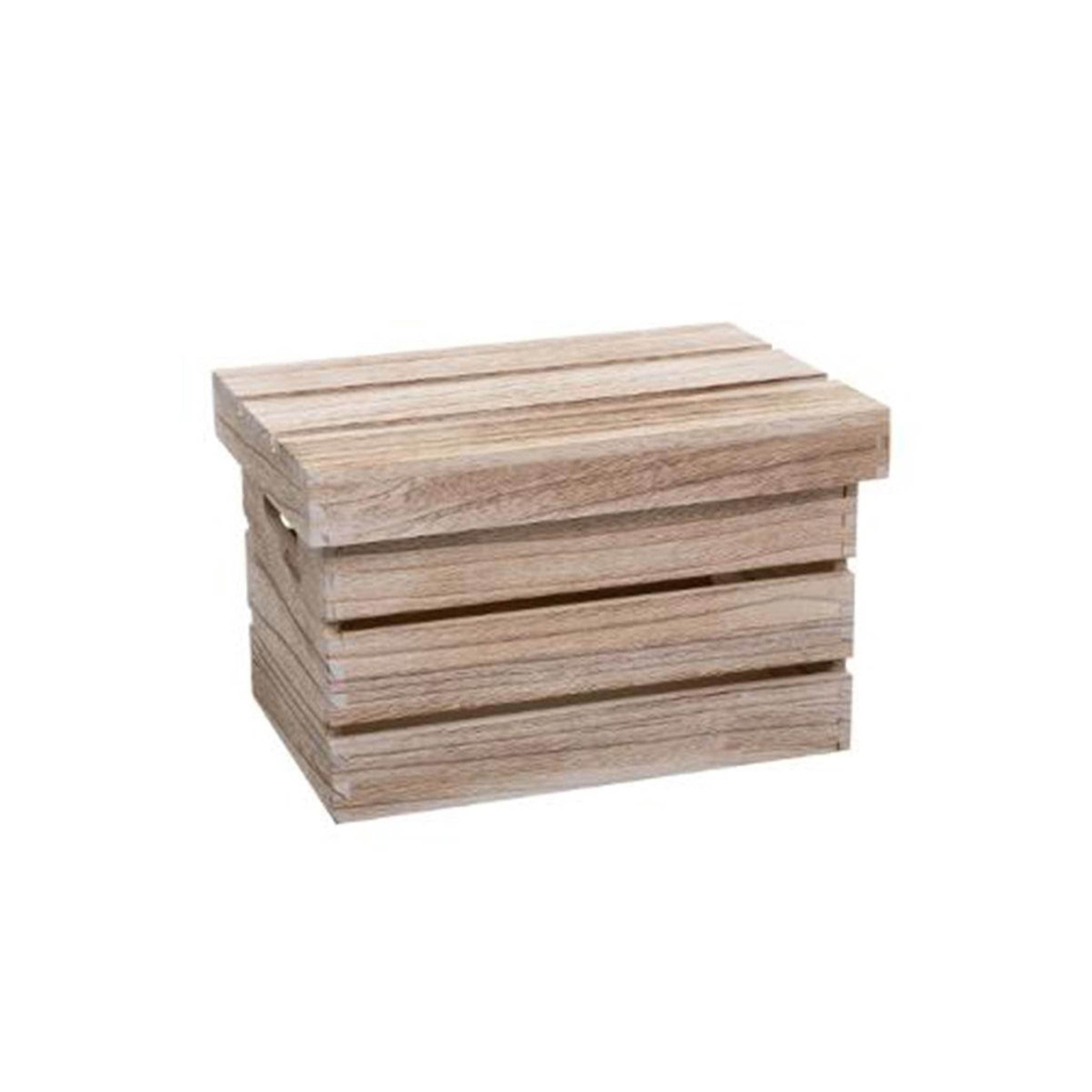 Voir la diapositive 2 : FIVE Lot de 3 boîtes de rangement  warm  38cm naturel