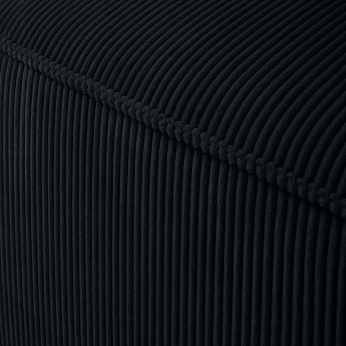 LISA DESIGN Arty - module d'assise gauche - en velours côtelé