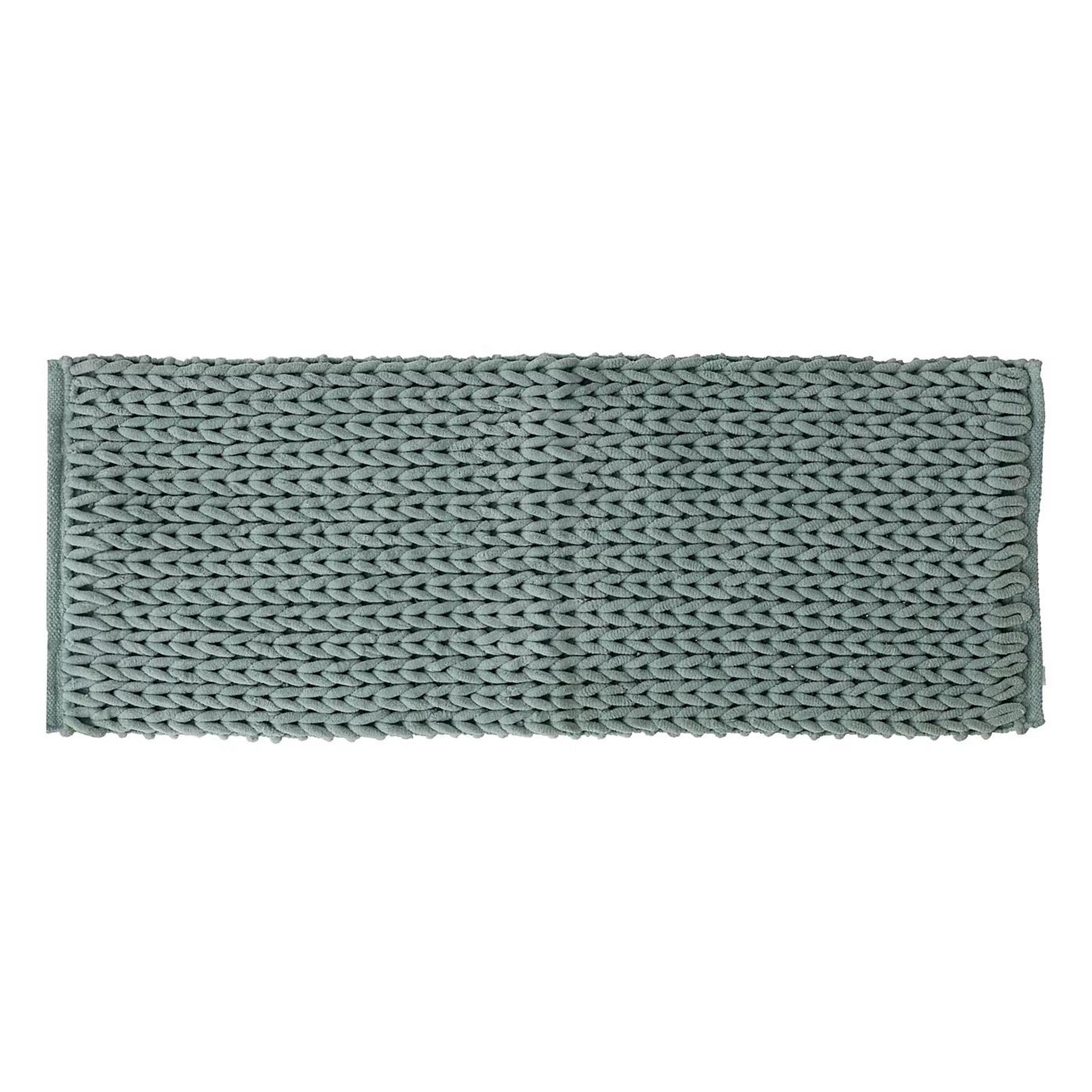 Eden Tapis de bain épais tressé design et moderne