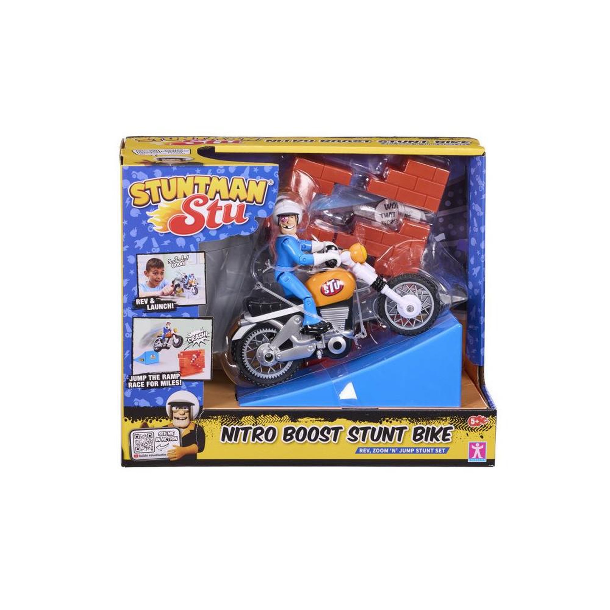 Voir la diapositive 6 : BANDAI Moto Nitro Boost - BANDAI - Stuntman Stu - COSS8201