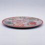 YODECO Assiettes à pizza Charme Rouge - D 31 cm - Napoli x 6
