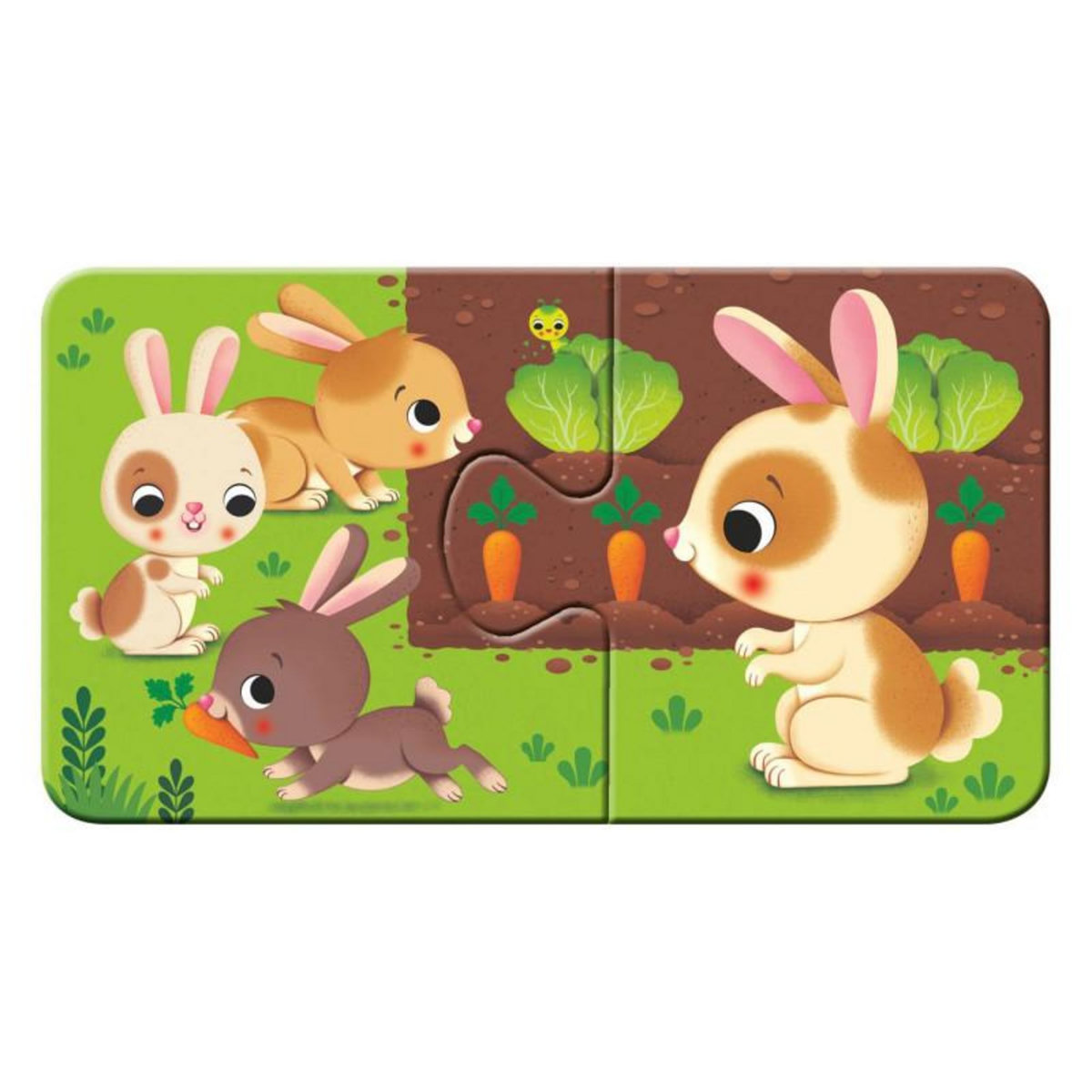 RAVENSBURGER Ravensburger - Animals and their Little Ones Puzzle, 9x2pcs. 31238