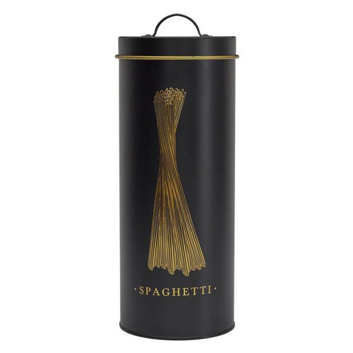 Paris Prix Boîte à Spaghetti en Métal  Lounge  31cm Noir