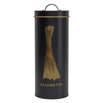 Paris Prix Boîte à Spaghetti en Métal  Lounge  31cm Noir