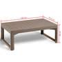 Voir la diapositive 5 : Keter Keter Table de jardin Lyon Cappuccino
