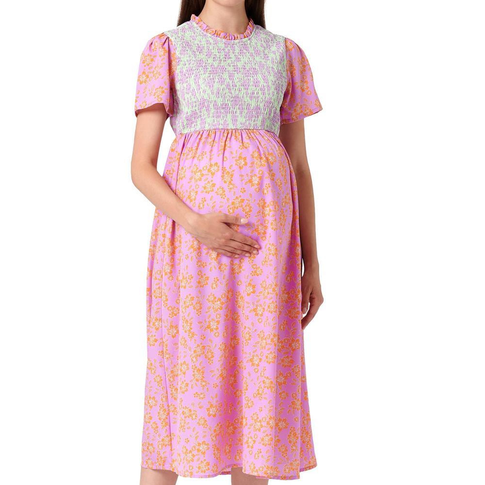 Voir la diapositive 1 : MAMALICIOUS Robe de grossesse /Verte Femme Mamalicious Dante