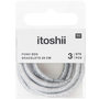 Voir la diapositive 1 : RICO DESIGN Itoshii pack 3 cordons 28cm argente