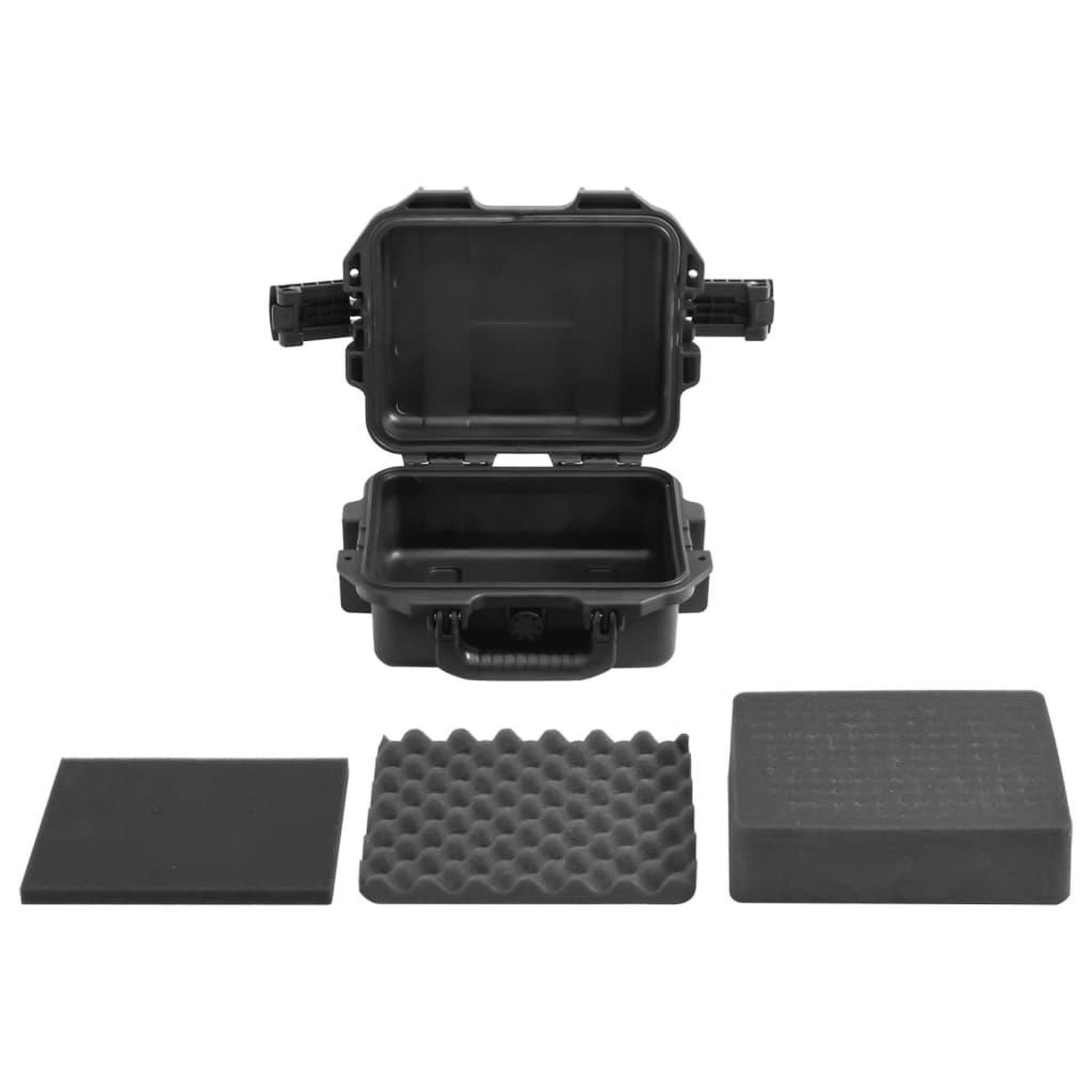 Voir la diapositive 5 : VIDAXL Valise de vol portable Noir 30x24,5x12,5 cm PP