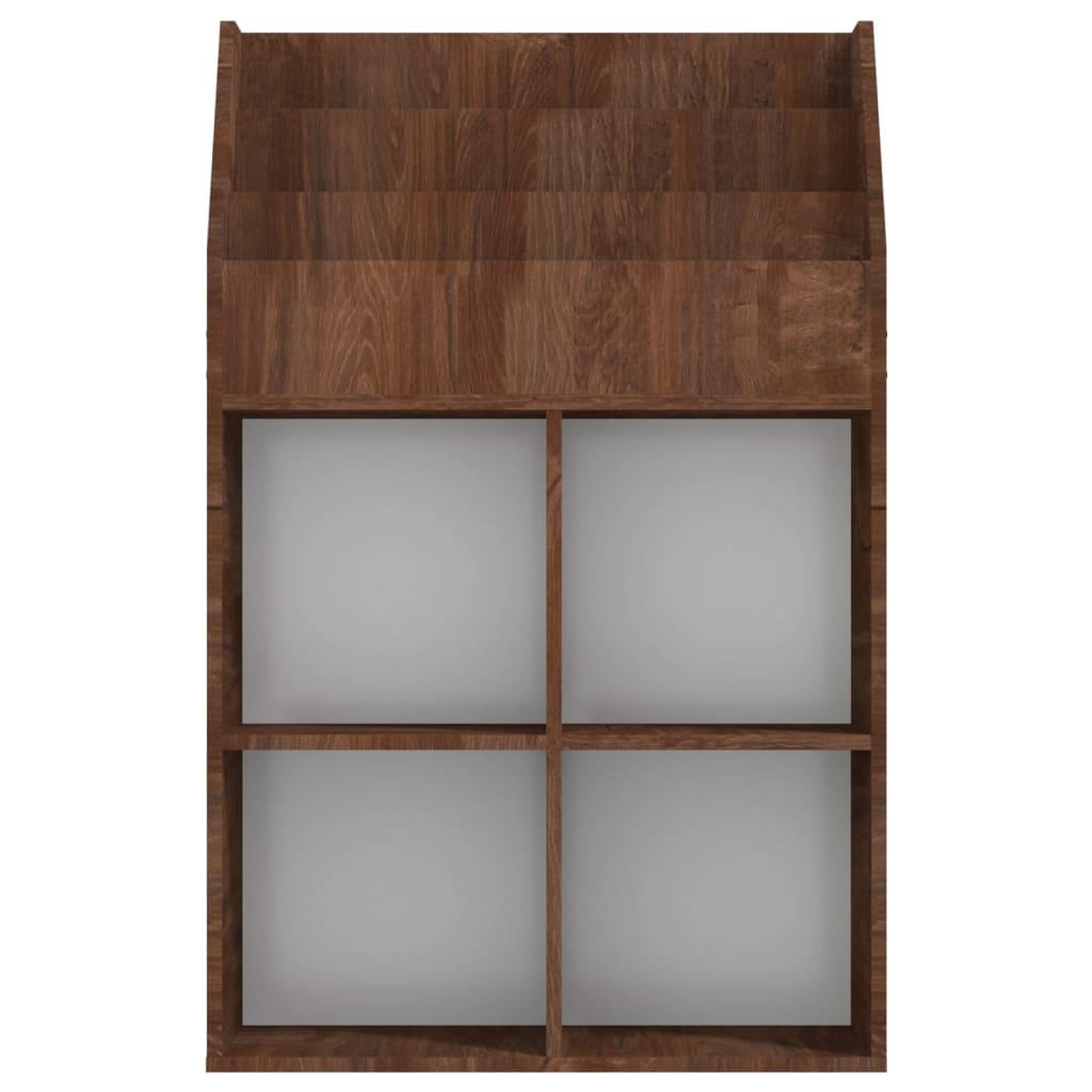 Voir la diapositive 5 : VIDAXL Porte-revue pour enfants Chene marron 71x30x114 cm