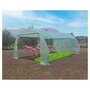 Voir la diapositive 1 : GARDENSTAR Serre tunnel 4 saisons - Métal/Polyéthylène - 15m²