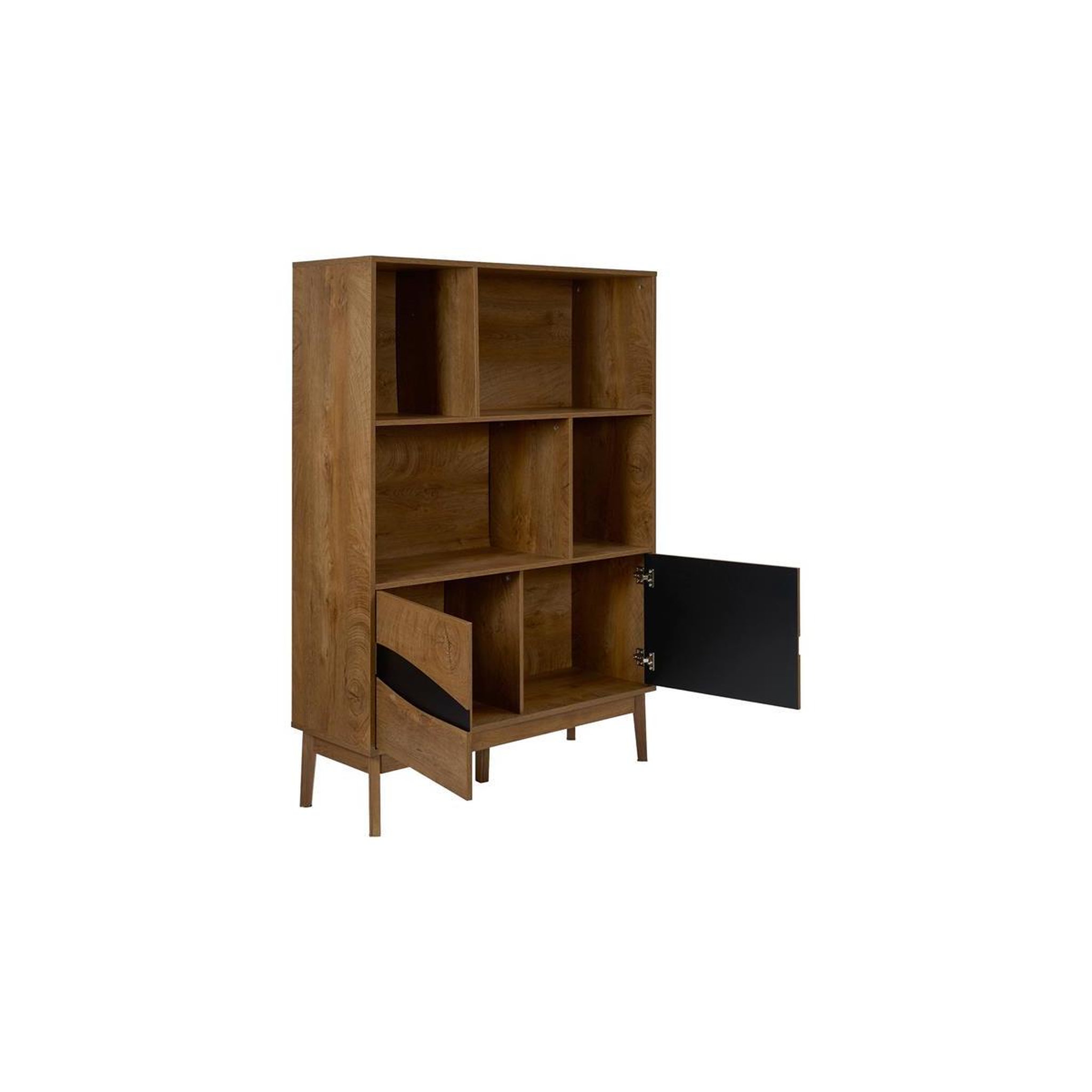 Voir la diapositive 4 : Paris Prix Bibliothèque 2 Portes  Forest  140cm Marron