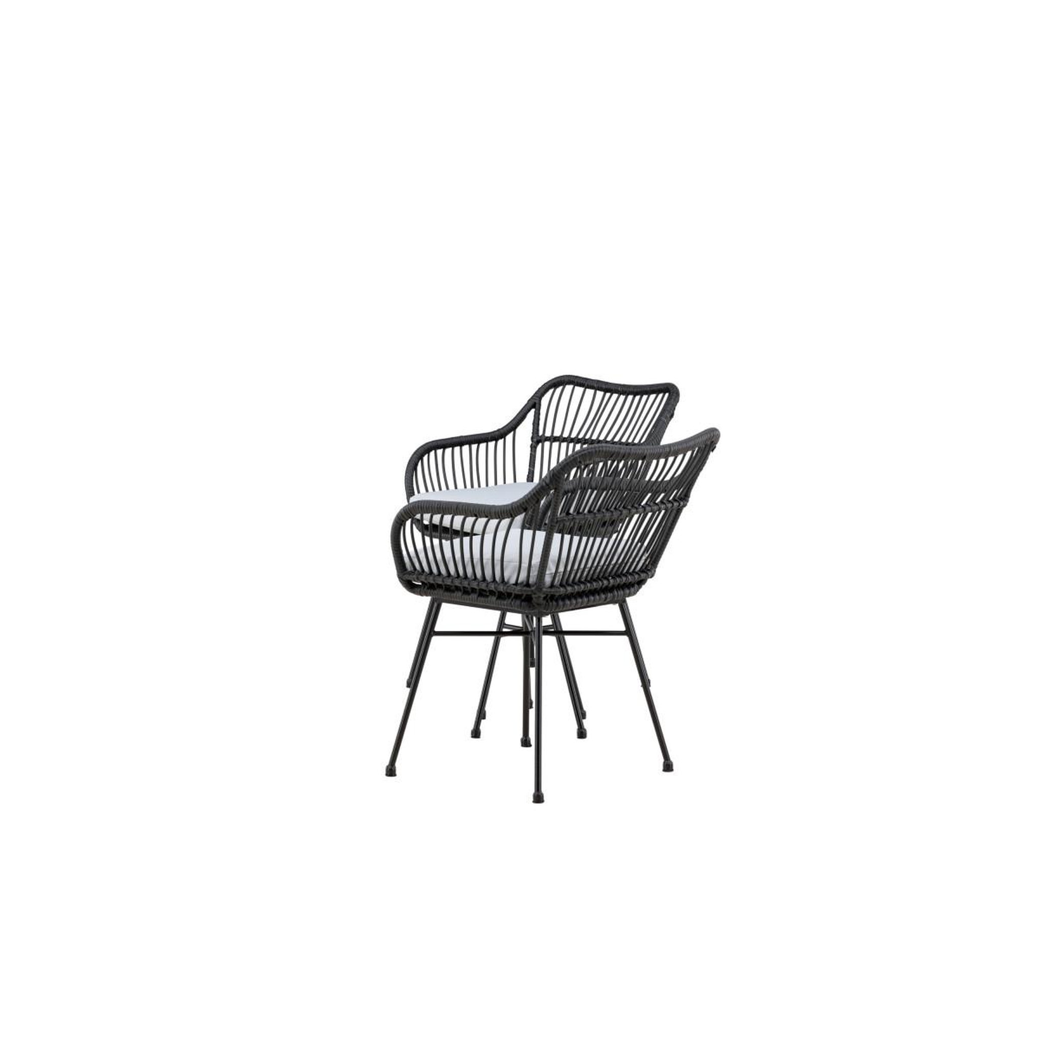 Voir la diapositive 4 : Paris Prix Salon de jardin  viga  81cm noir