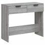Voir la diapositive 2 : VIDAXL Table console Sonoma gris 90x36x75 cm Bois d ingénierie