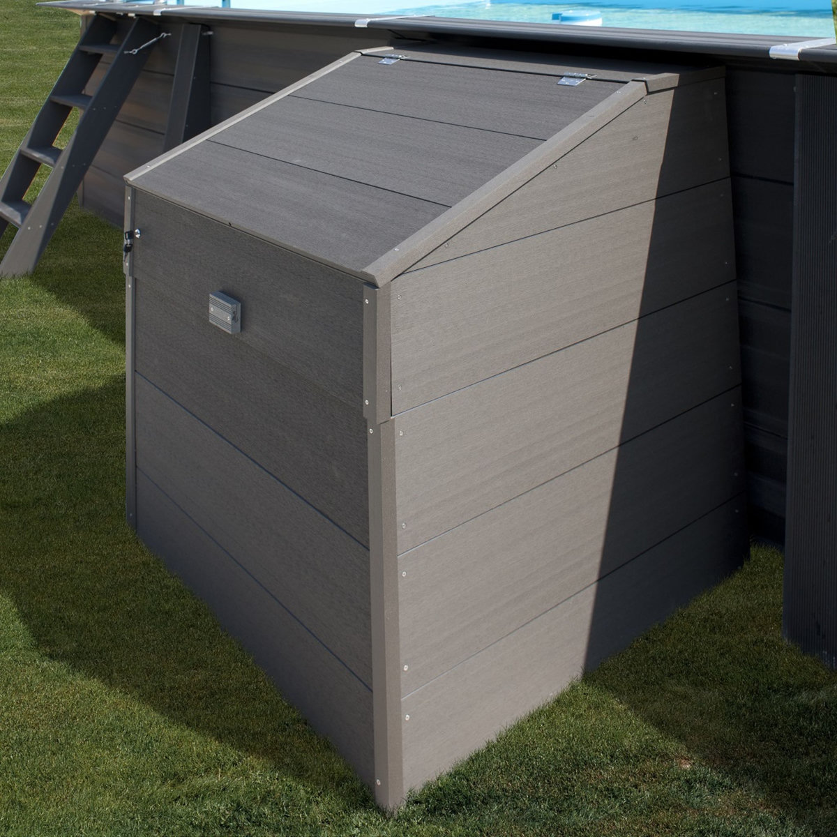 GRE Coffre de filtration composite pour piscine H115 cm