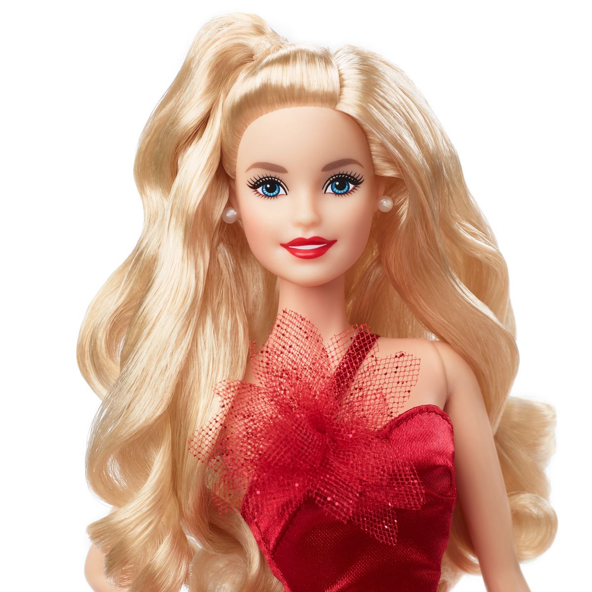 BARBIE Poupée Barbie blonde Joyeux Noel