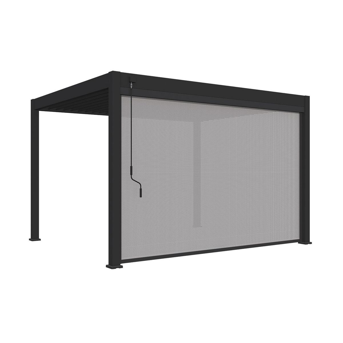 OMBREA Store latéral - 4m - Anthracite - OMBREA S2