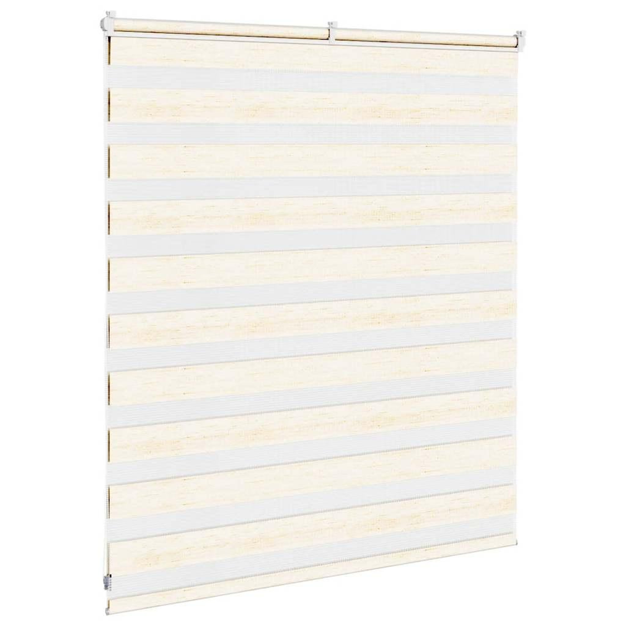 Voir la diapositive 4 : VIDAXL Store zebre beige marbre largeur du tissu 130,9 cm polyester
