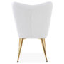 Voir la diapositive 4 : Paris Prix Fauteuil Scandinave Bouclette  Dolna  100cm Blanc