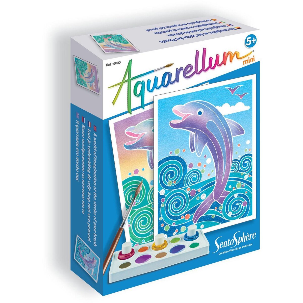 Sentosphère Aquarellum mini dauphins