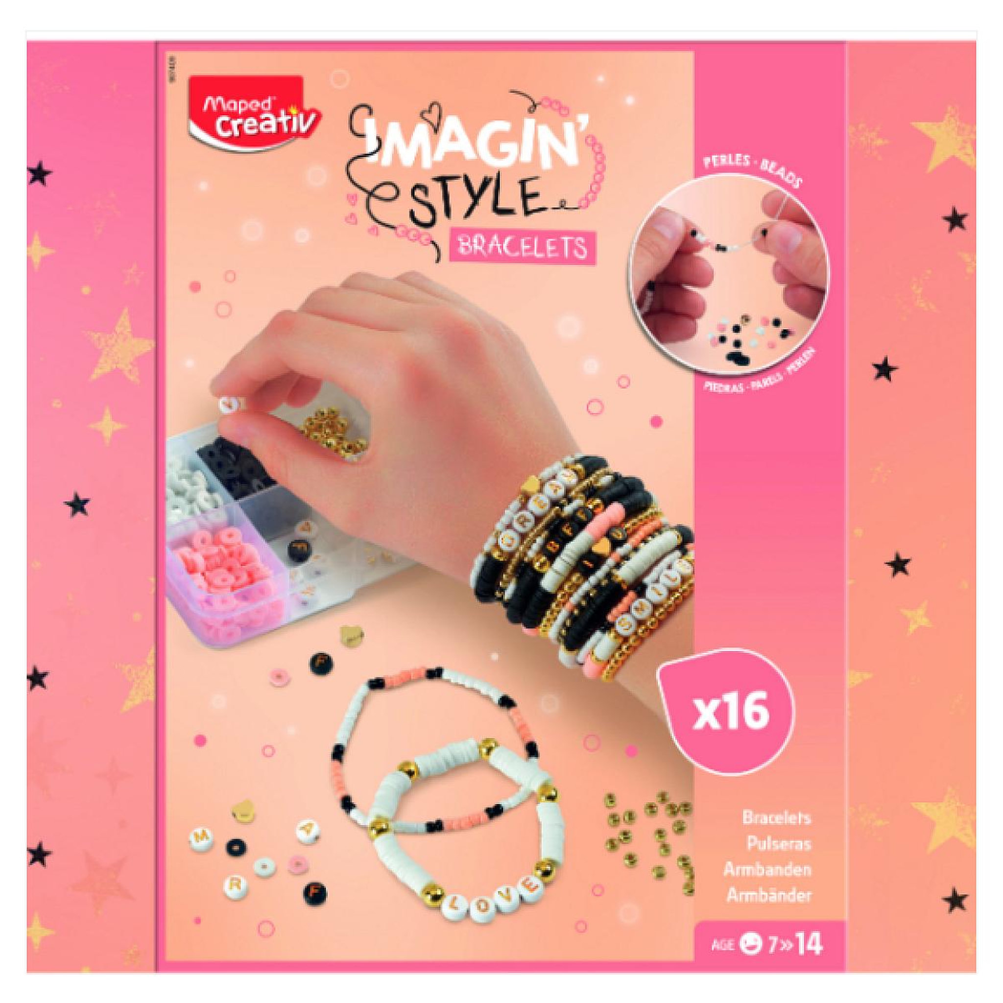Voir la diapositive 2 : MAPED Imagin Style - Bracelets Glamour