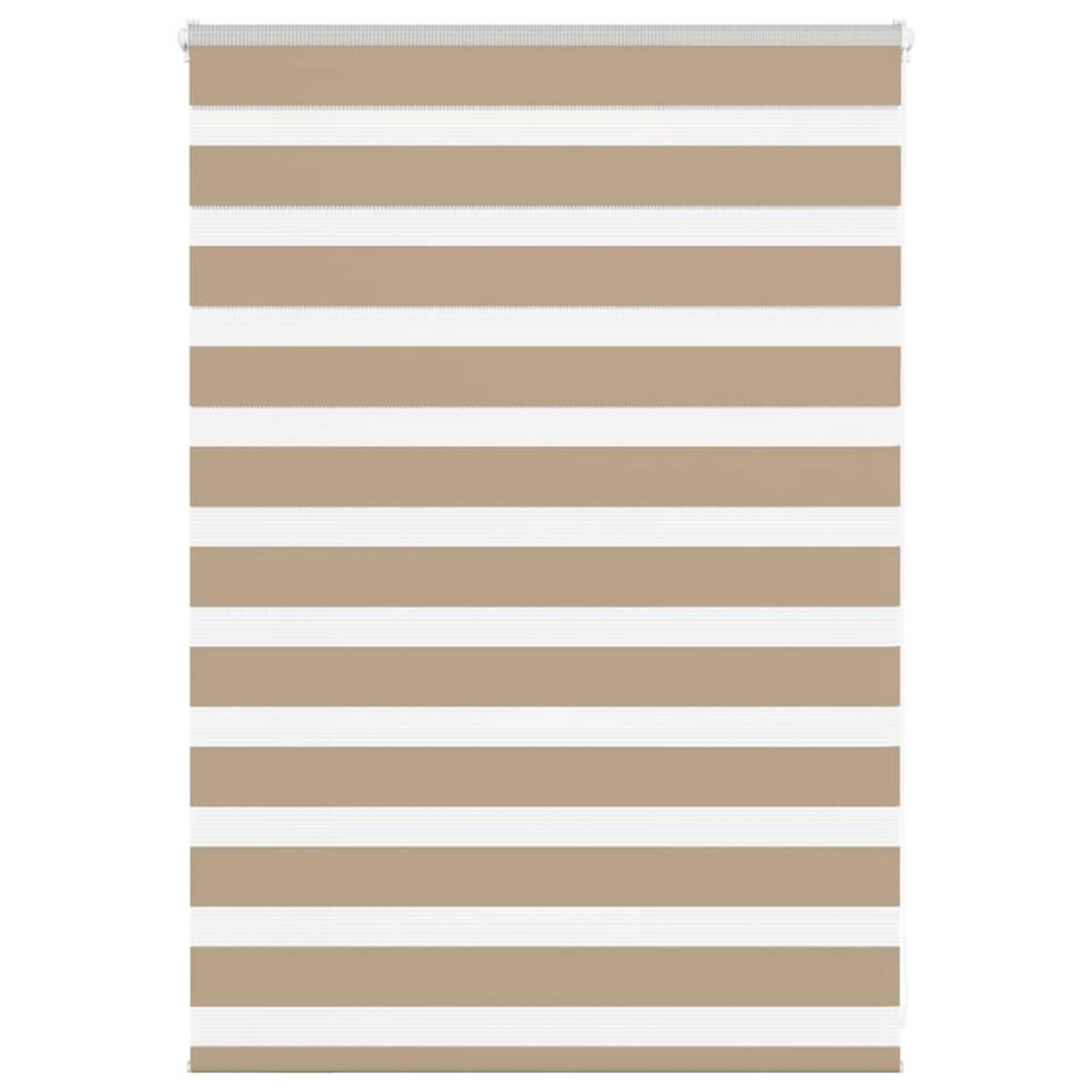 VIDAXL Store zebre marron sable largeur du tissu 90,9 cm polyester