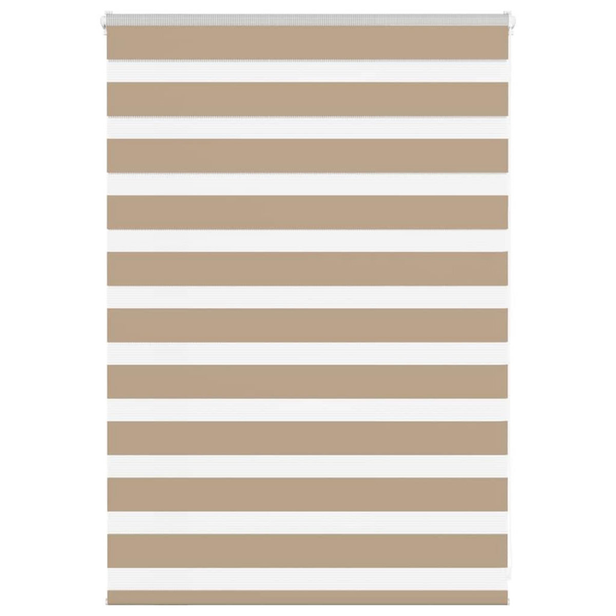 VIDAXL Store zebre marron sable largeur du tissu 90,9 cm polyester