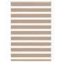 Voir la diapositive 3 : VIDAXL Store zebre marron sable largeur du tissu 90,9 cm polyester