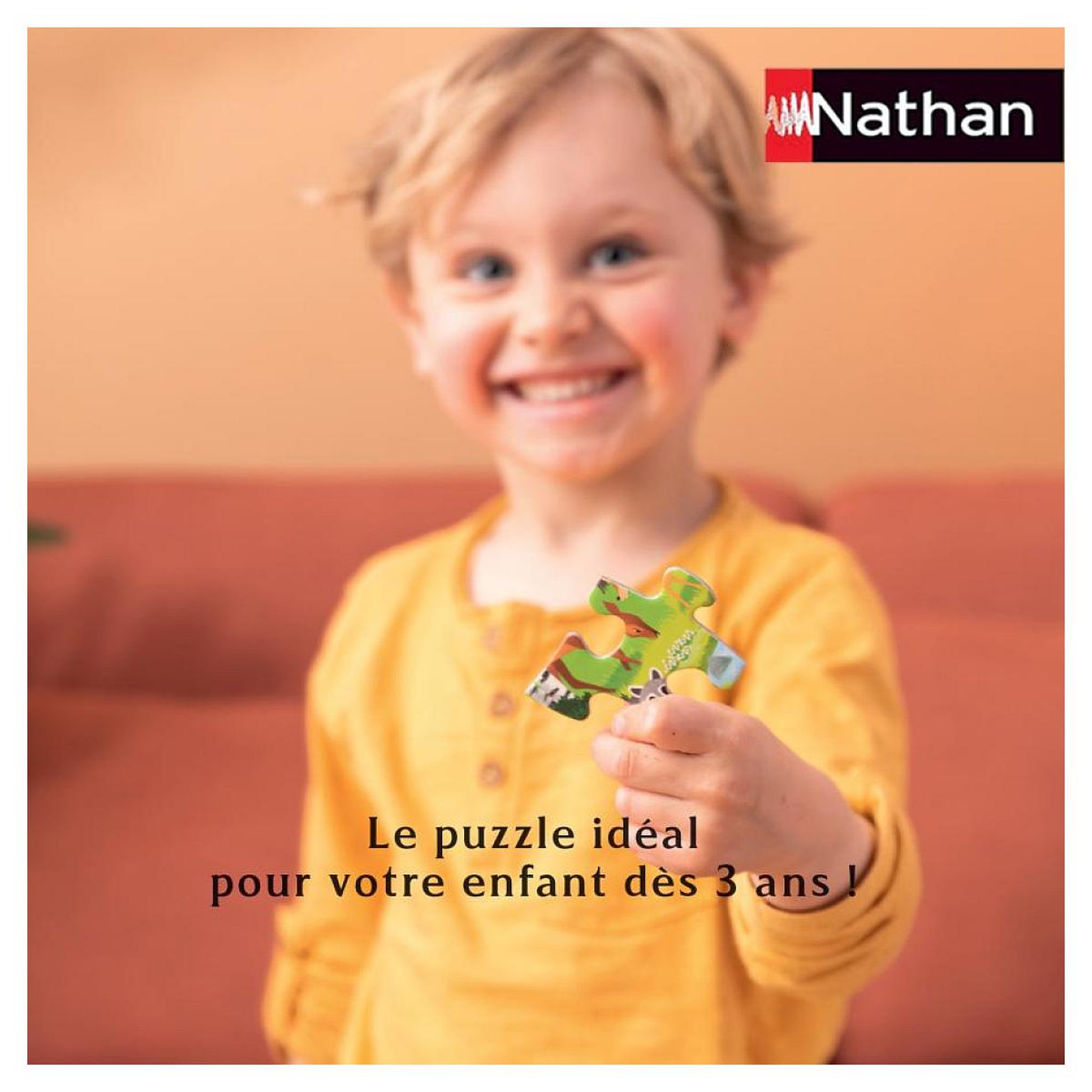 Voir la diapositive 2 : RAVENSBURGER Nathan puzzle cadre 15 p - simba et nala / disney le roi lion