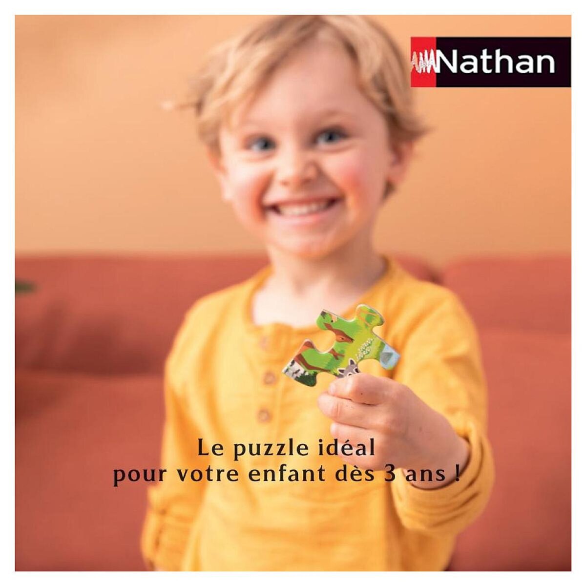 RAVENSBURGER Nathan puzzle cadre 15 p - simba et nala / disney le roi lion