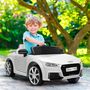 Voir la diapositive 2 : Audi Audi TT RS Voiture Electrique Enfant (2x25W) 103x62x44 cm - Marche av/ar, Phares, Musique, Ceinture et Télécommande parentale