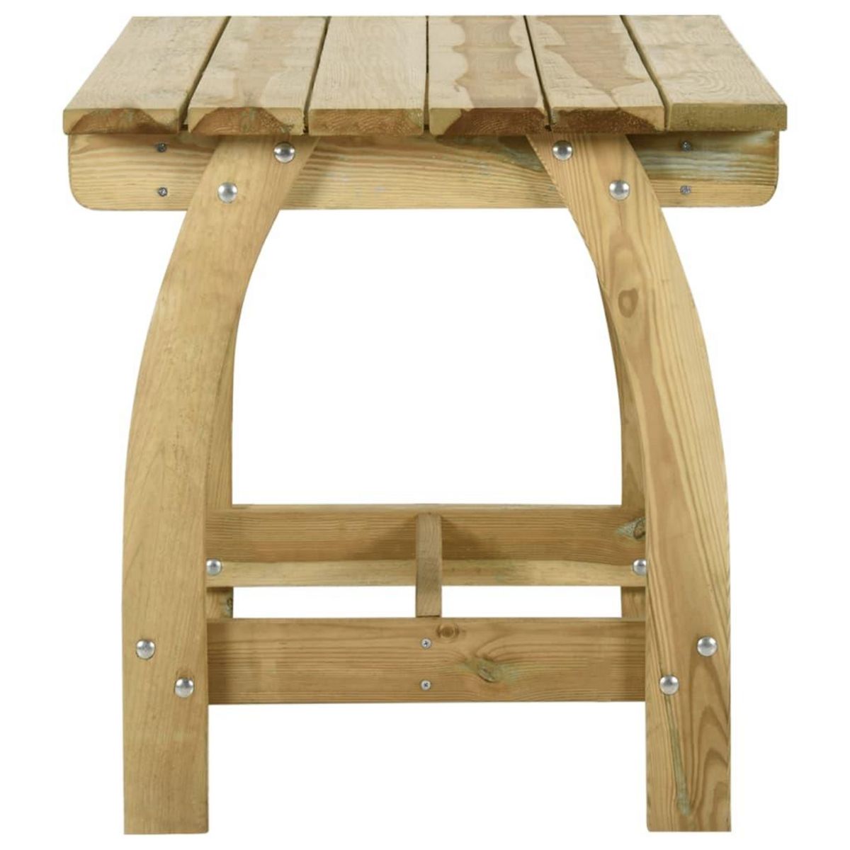 VIDAXL Table de jardin 110x74x75 cm Bois de pin impregne