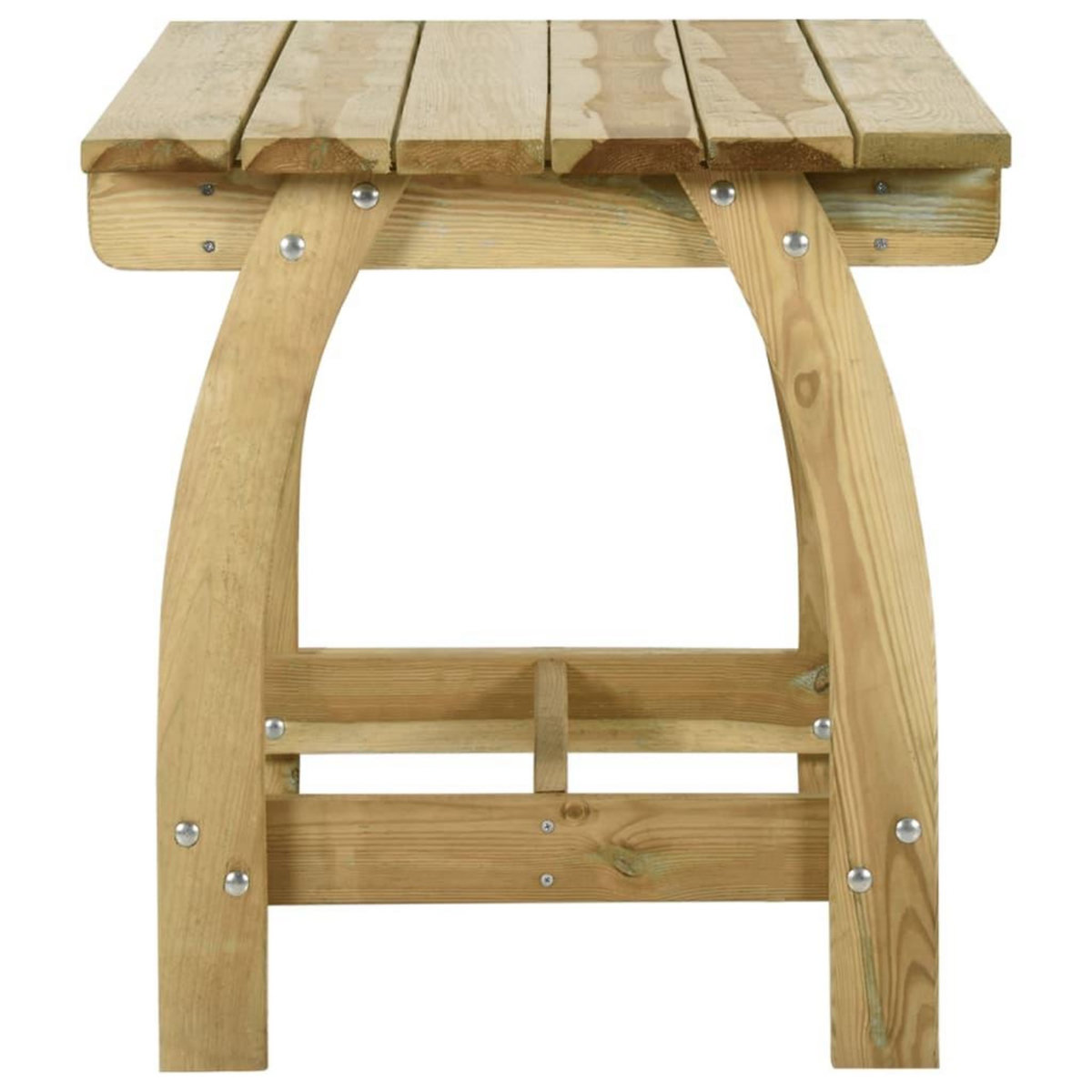 VIDAXL Table de jardin 110x74x75 cm Bois de pin impregne