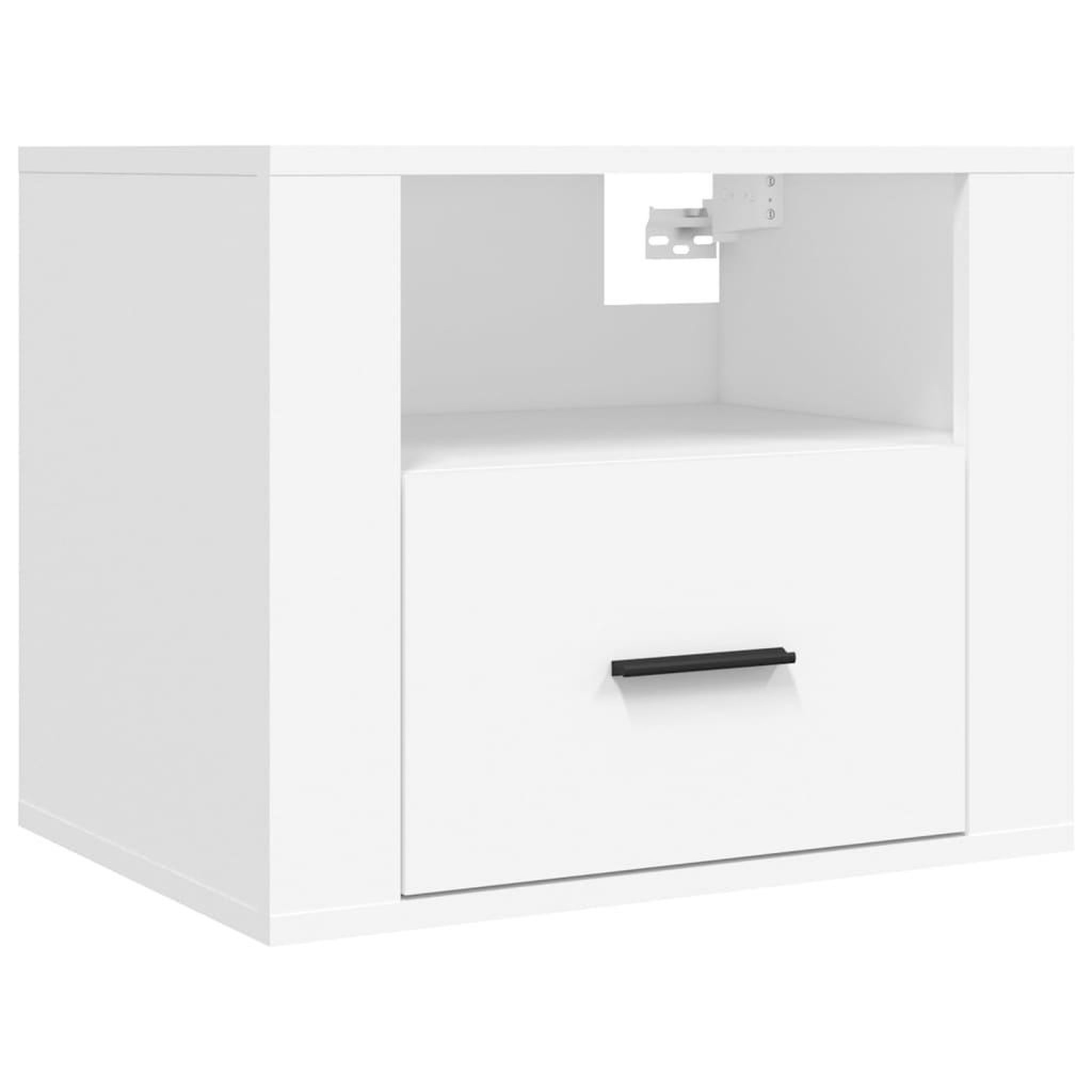 Voir la diapositive 5 : VIDAXL Tables de chevet murales 2 pcs Blanc 50x36x40 cm