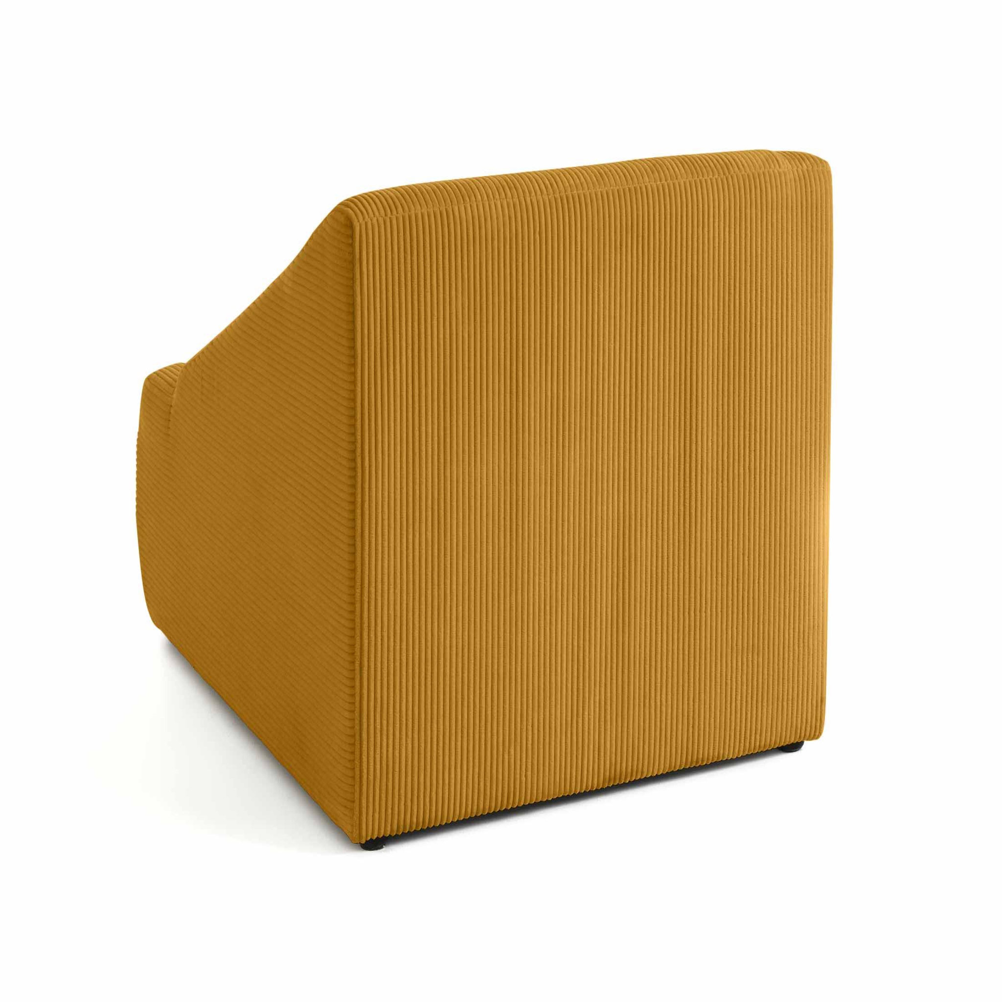 Voir la diapositive 6 : LISA DESIGN Onyx - fauteuil - en velours côtelé