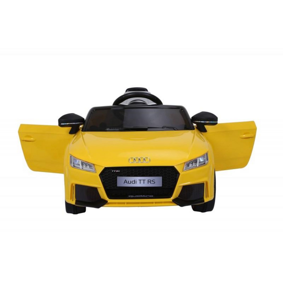 Audi Audi TT RS Voiture Electrique Enfant (2x25W) 103x62x44 cm - Marche av/ar, Phares, Musique, Ceinture et Télécommande parentale