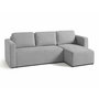 Voir la diapositive 3 : BEST MOBILIER Canopy - canapé d'angle réversible - 4 places - convertible avec coffre - en tissu texturé