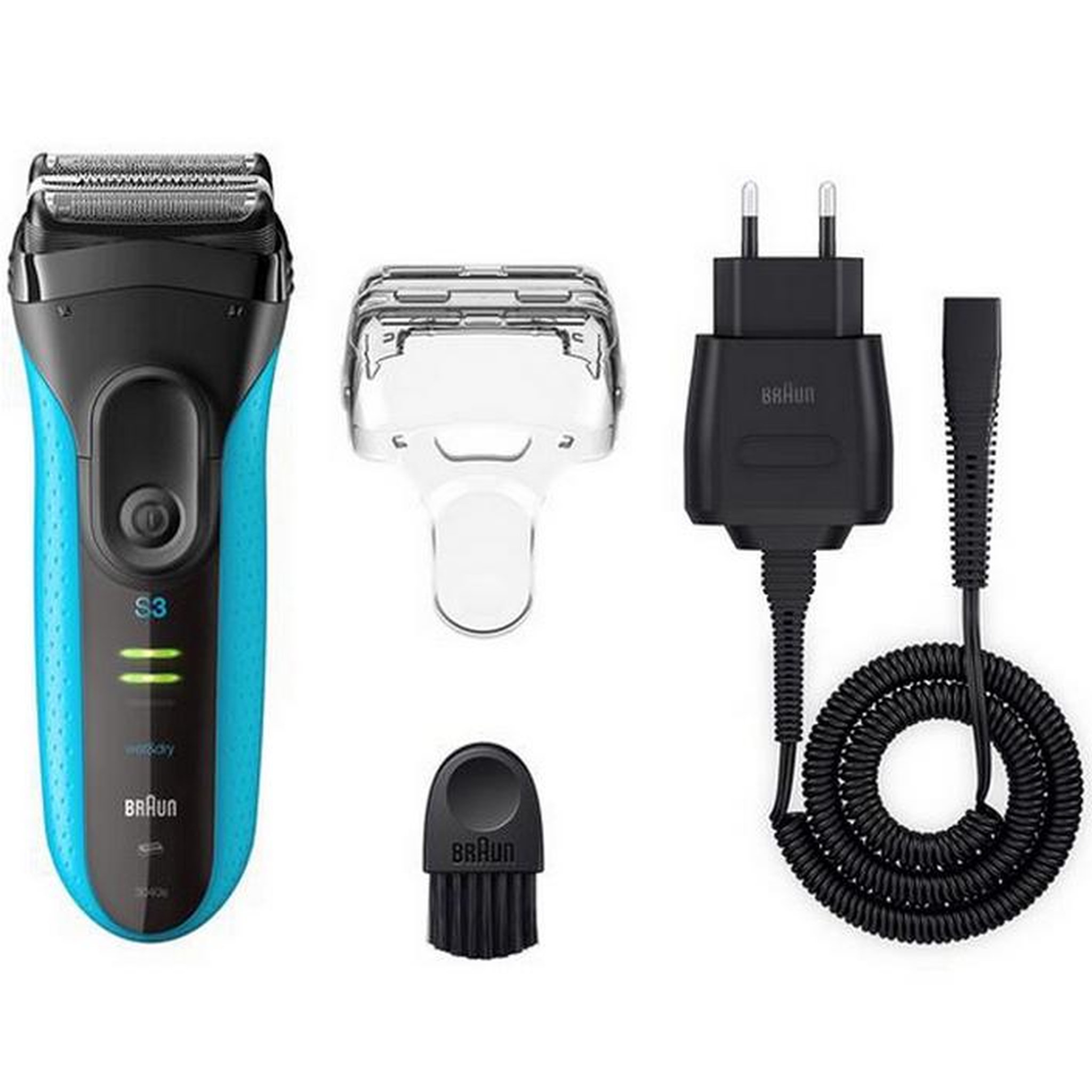Voir la diapositive 2 : BRAUN Rasoir électrique rechargeable + secteur - 3040WD