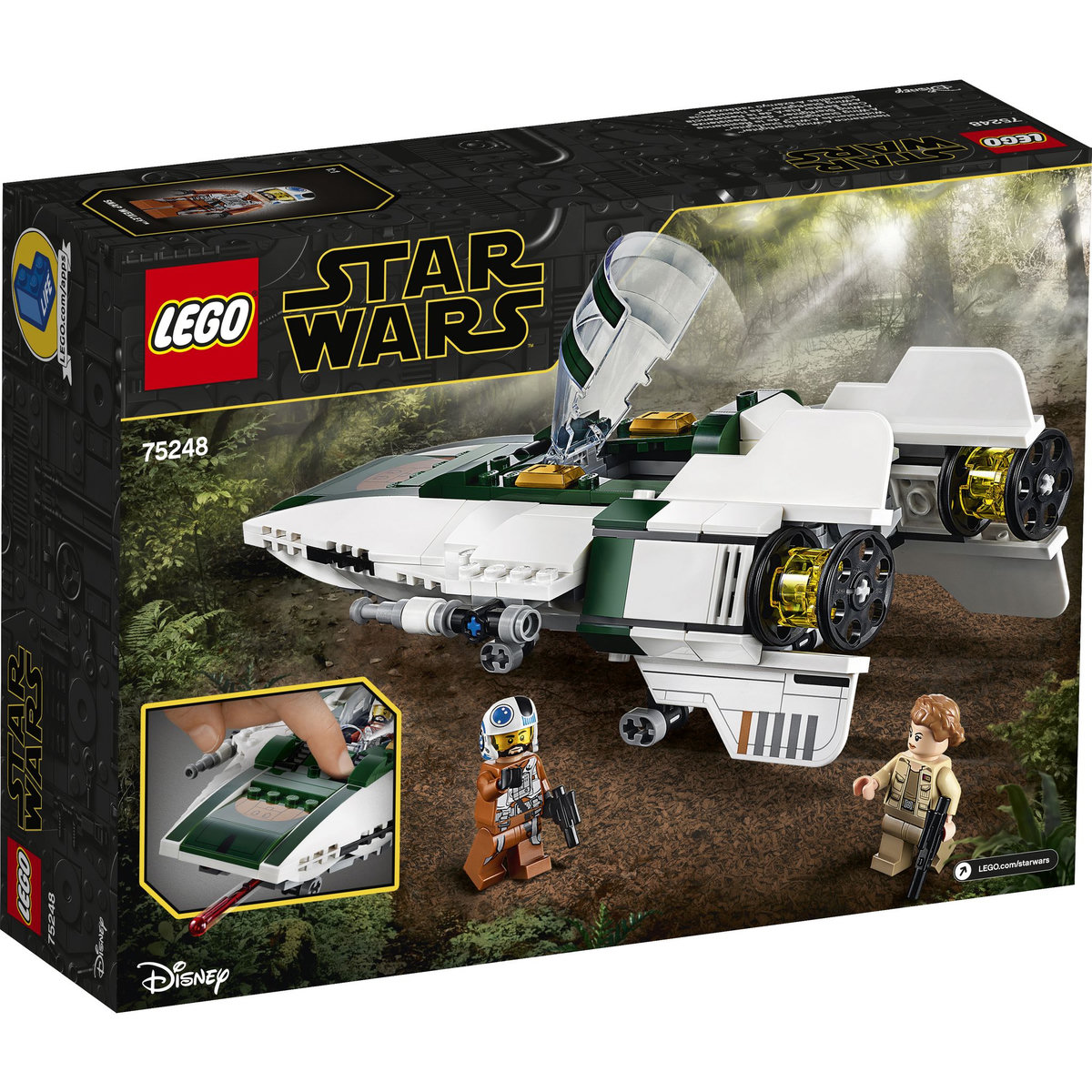 LEGO Star Wars 75248 - A-Wing Starfighter de la Résistance