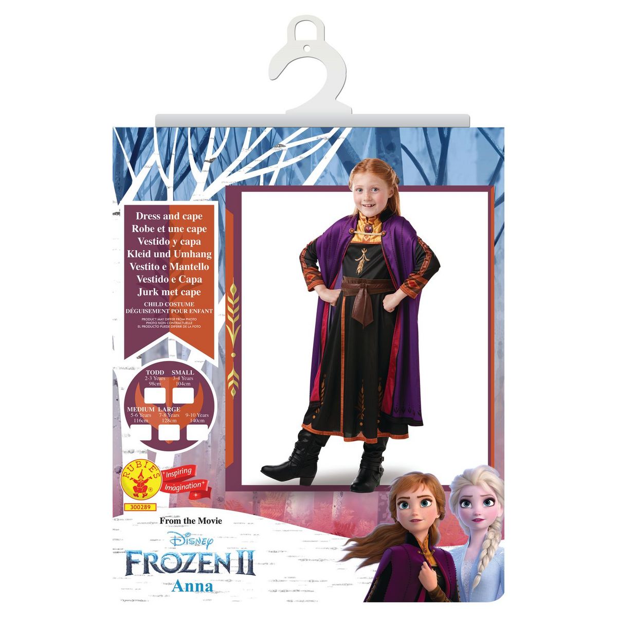 RUBIES Disney déguisement pour enfant la Reine des Neiges - Anna taille XL