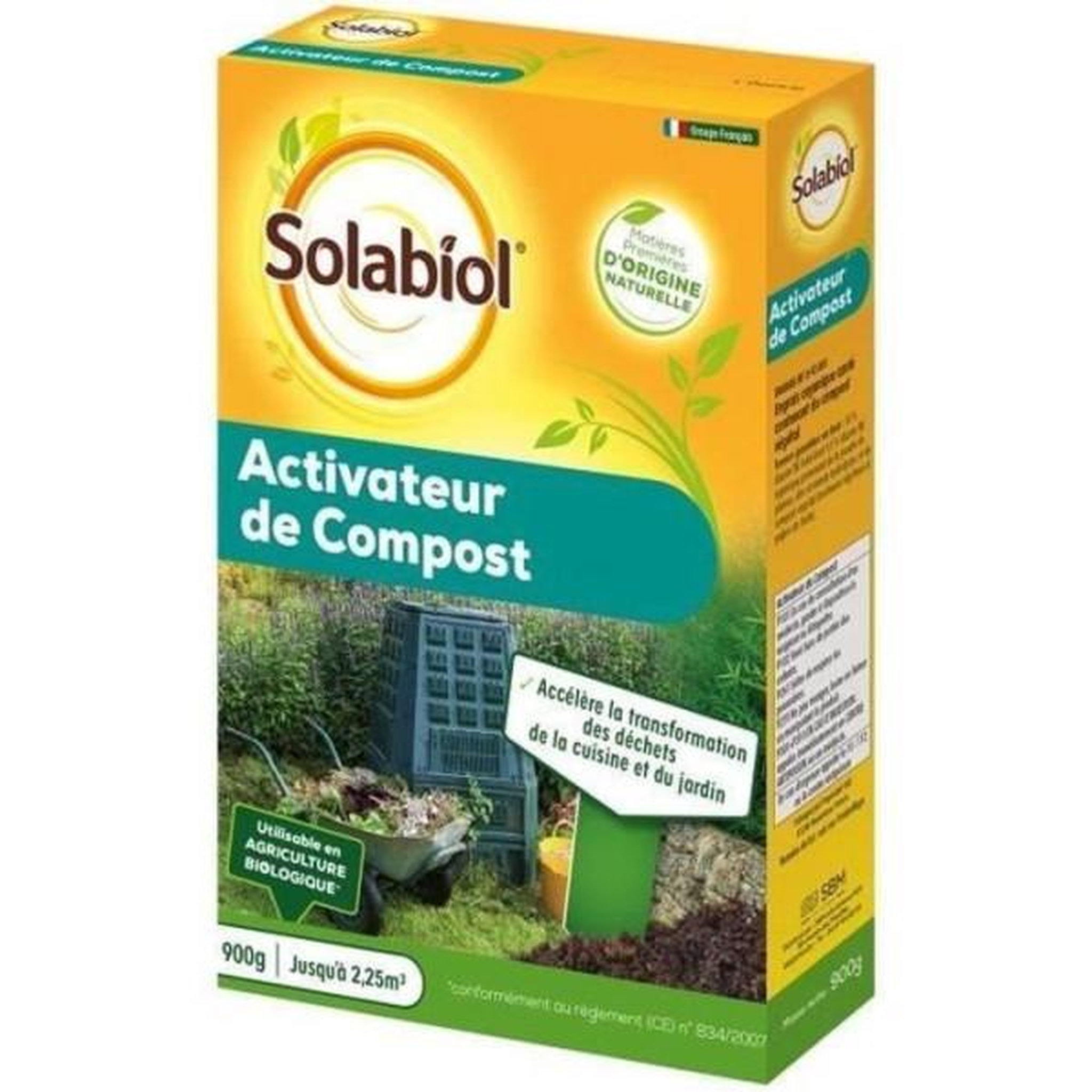 SOLABIOL Activateur de compost naturel pret a l'emploi 900g - Solabiol