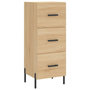 Voir la diapositive 2 : VIDAXL Buffet Chene sonoma 34,5x34x90 cm Bois d'ingenierie