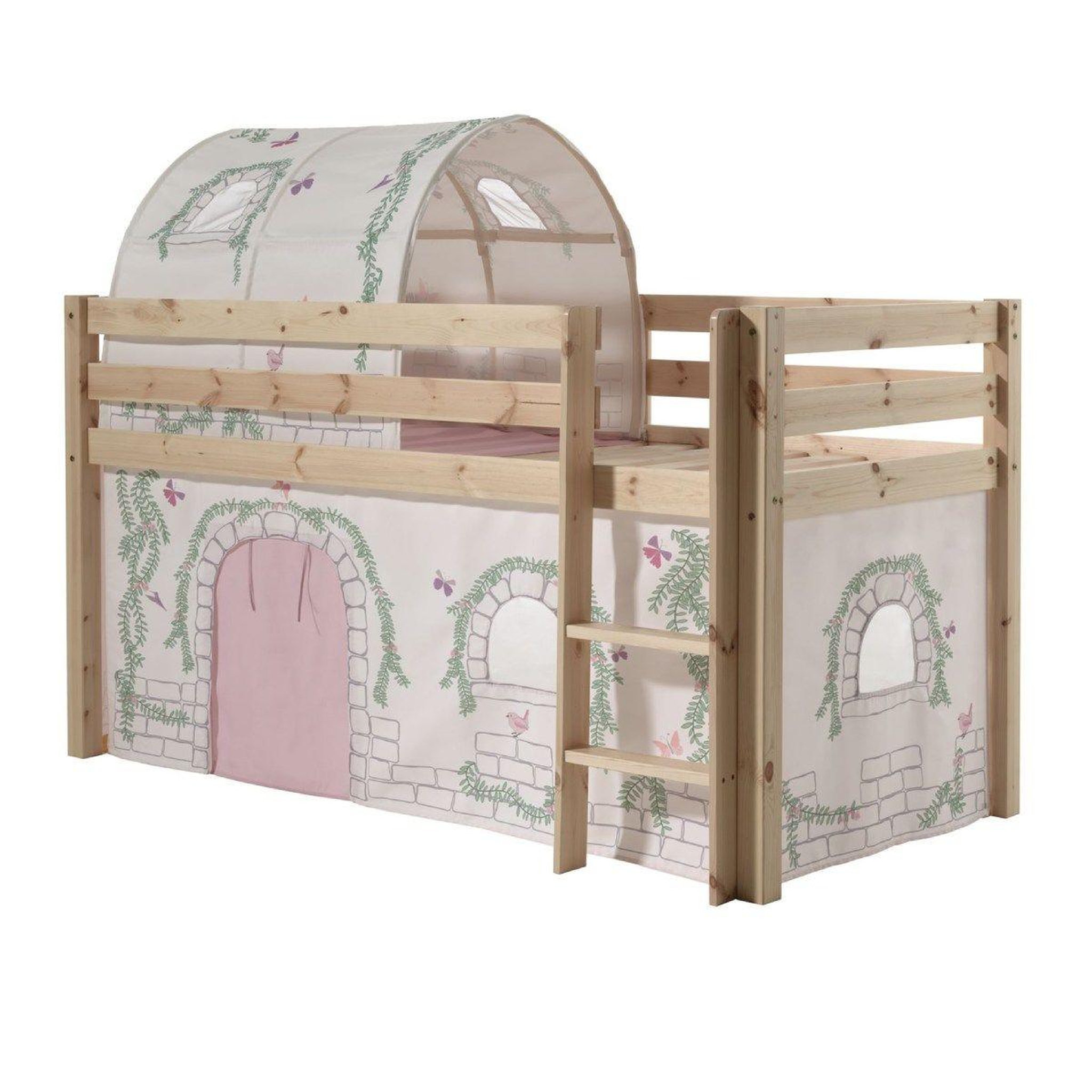 Paris Prix Pack - lit enfant, tente & tunnel  pino birdy  naturel