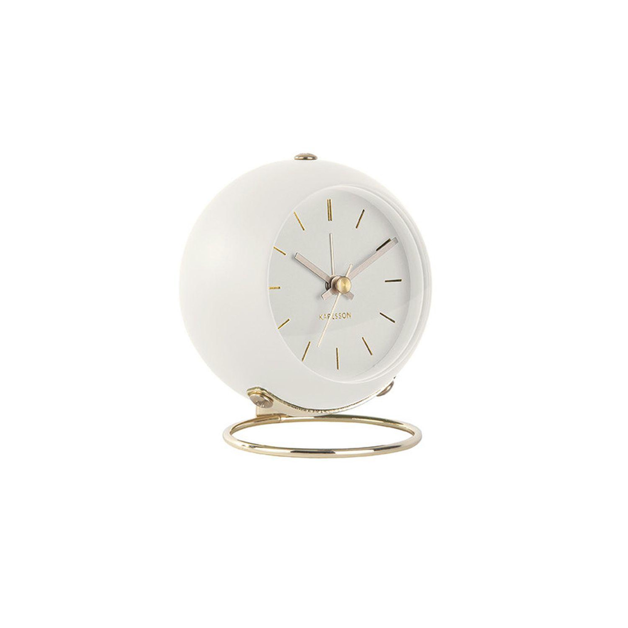 Karlsson Réveil globe MUNDO. Coloris disponibles : Noir